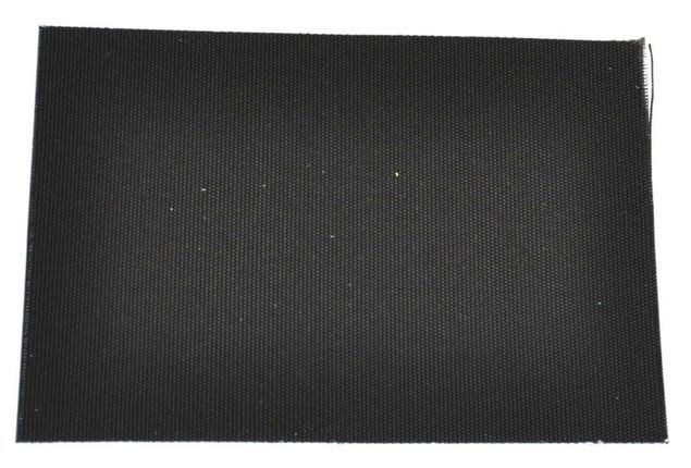 Neoprene Coated Glass Fiber Cloth - Black