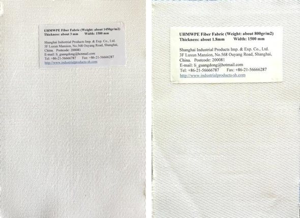 Tejido protector de HMPE (UHMWPE)